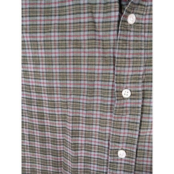 Ralph Lauren Green Plaid Long Sleeve Button Down Collared Dress Shirt Size  L - Picture 5 of 6